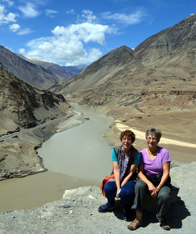 Confluence of Zanskar and Indus