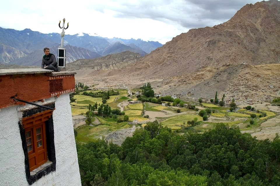 View from Likir Gompa